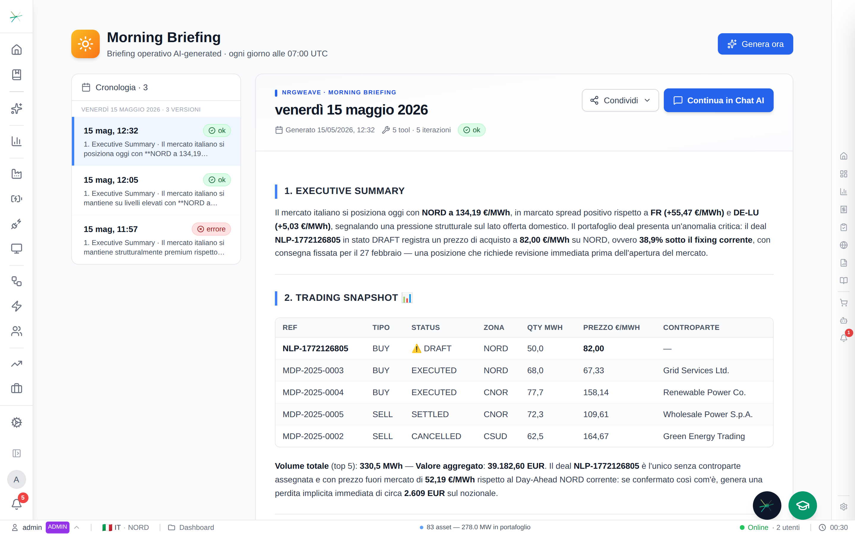 Morning Briefing AI